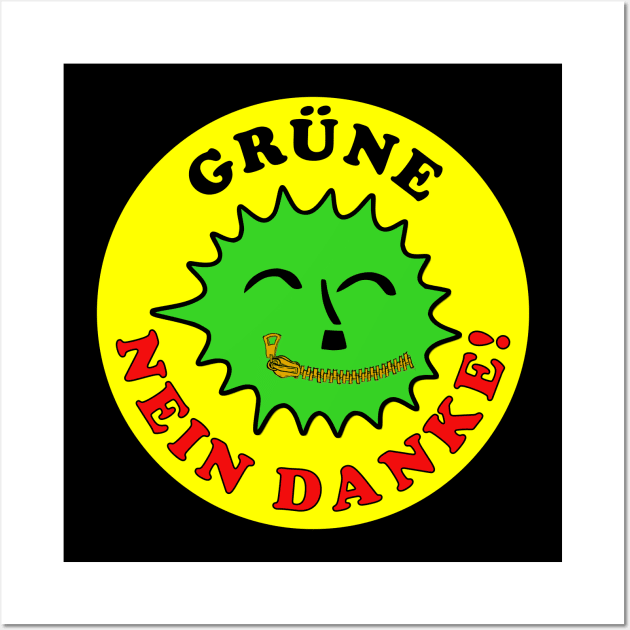 Grüne Nein Danke /Zensur Wall Art by GermaniCus